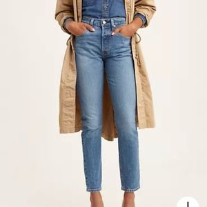 Levis 501 Skinny 28 x 28 medium wash
